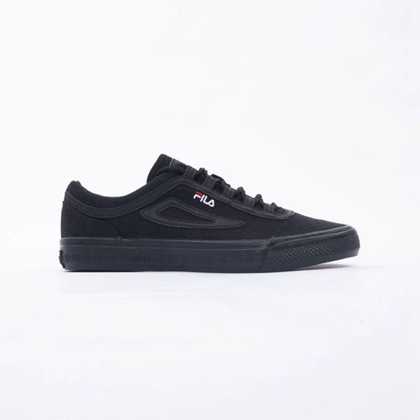 Zapatillas Fila Hombre Negras - Classic Border Canvas - España 920857QMX